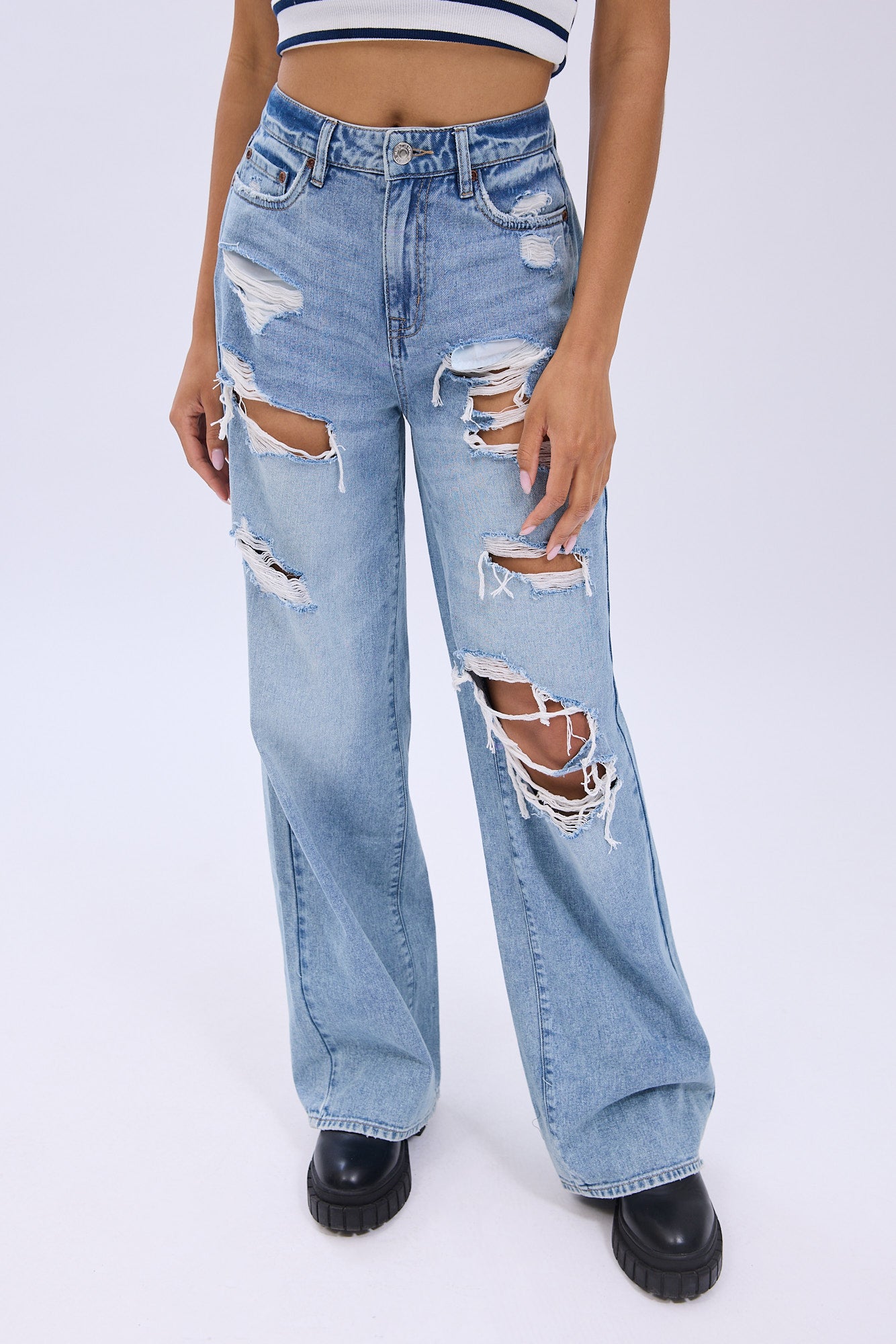 Super High Rise Flowfinity Wide Leg Jeans