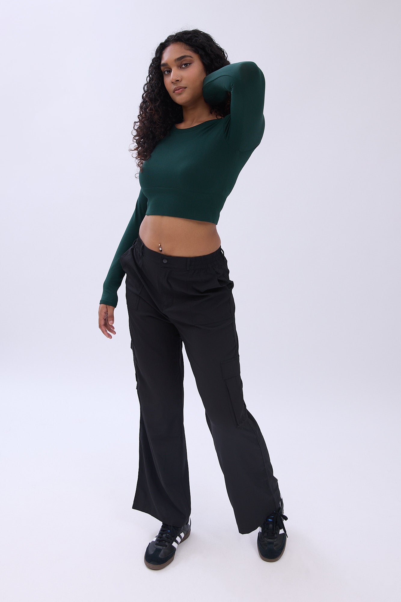 UNPLUG By Bluenotes Cargo Wide Leg Pants