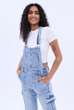 Denim Cargo Baggy Overalls thumbnail 2