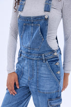 Denim Cargo Baggy Overalls thumbnail 7