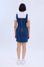 Square Neck Sleeveless Denim Mini Dress thumbnail 5