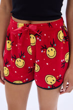 Printed Graphic Plush Pajama Shorts thumbnail 20