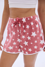 Printed Graphic Plush Pajama Shorts thumbnail 23