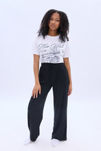 Mid Rise Super Soft Ribbed Wide Leg Pajama Pant thumbnail 2