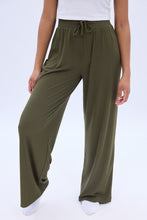 Mid Rise Super Soft Ribbed Wide Leg Pajama Pant thumbnail 10