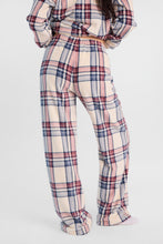 Pantalon pyjama pelucheux imprimé à cordon serrage en satin thumbnail 19