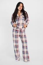 Pantalon pyjama pelucheux imprimé à cordon serrage en satin thumbnail 20