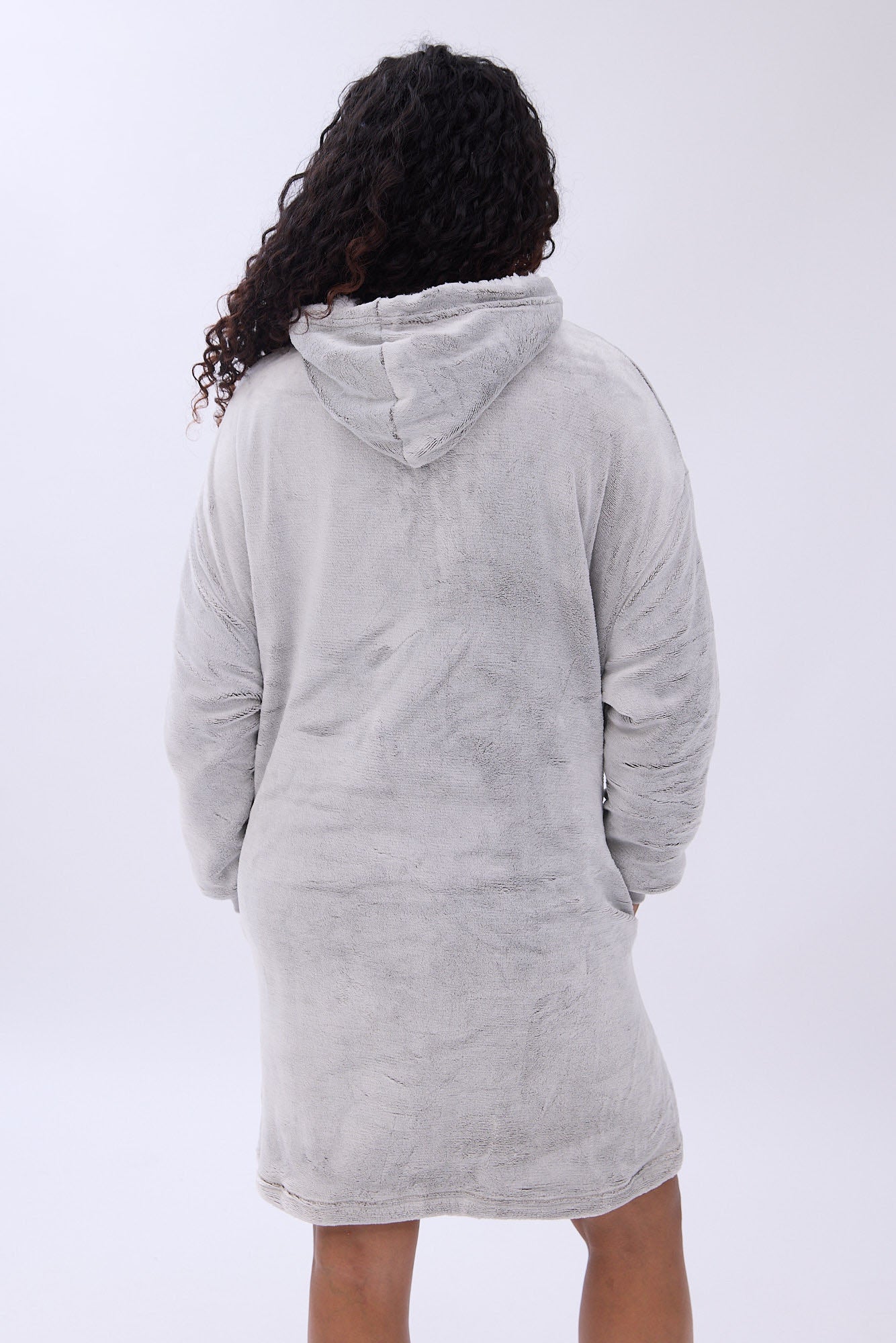 Printed Plush Blanket Hoodie