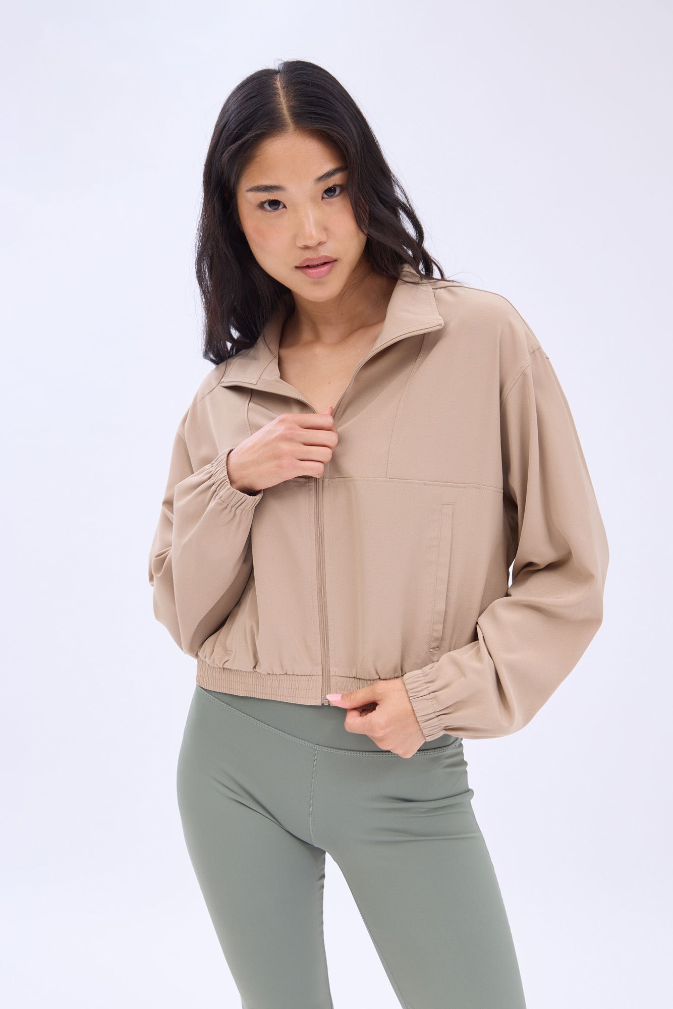 UNPLUG By Bluenotes Flex Move Midi Zip-Up Jacket