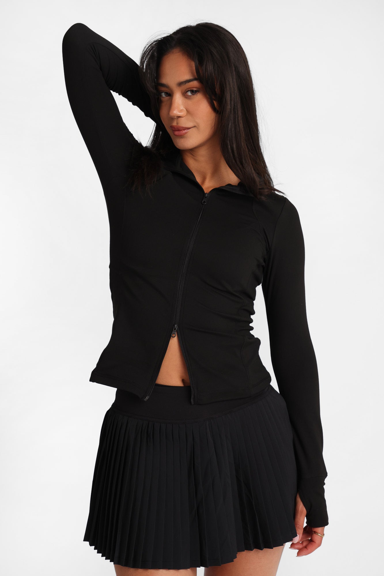 Super Smooth Zip-Up Skimmer Jacket