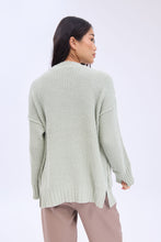 Chenille Button-Front Cardigan thumbnail 4