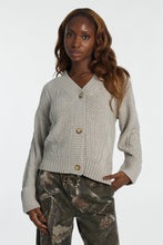 Seed Stitch Cable Knit Cardigan thumbnail 10
