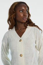 Seed Stitch Cable Knit Cardigan thumbnail 2