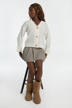 Seed Stitch Cable Knit Cardigan thumbnail 5