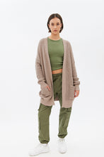 Midi Open-Front Cardigan With Pockets thumbnail 2
