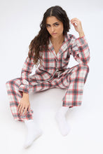 Flannel Plaid Straight Leg Pajama Pants thumbnail 5