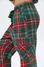 Flannel Plaid Straight Leg Pajama Pants thumbnail 9