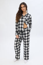 Flannel Plaid Straight Leg Pajama Pants thumbnail 25