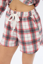 Plaid Flannel Pajama Shorts thumbnail 4