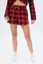 Plaid Flannel Pajama Shorts thumbnail 13