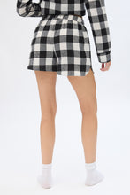 Plaid Flannel Pajama Shorts thumbnail 18