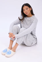 Pantalon de jogging pyjama en tricot gaufré thumbnail 6