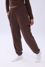 Pantalon de jogging pyjama en tricot gaufré thumbnail 9