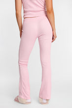 Pantalon pyjama à jambe semi-évasée en tricot gaufré thumbnail 15