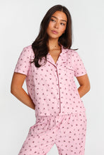 Ensemble chemise et pantalon pyjama coupe Dad Super Doux imprimé thumbnail 7