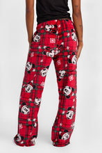 Mickey Mouse Snowflakes Plaid Plush Pajama Pants thumbnail 3