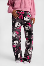 The Nightmare Before Christmas Candy Cane Plaid Plush Pajama Pants thumbnail 1