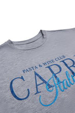 T-shirt décontracté imprimé graphique Capri Italy thumbnail 2