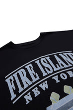 T-shirt décontracté imprimé graphique Fire Island thumbnail 2