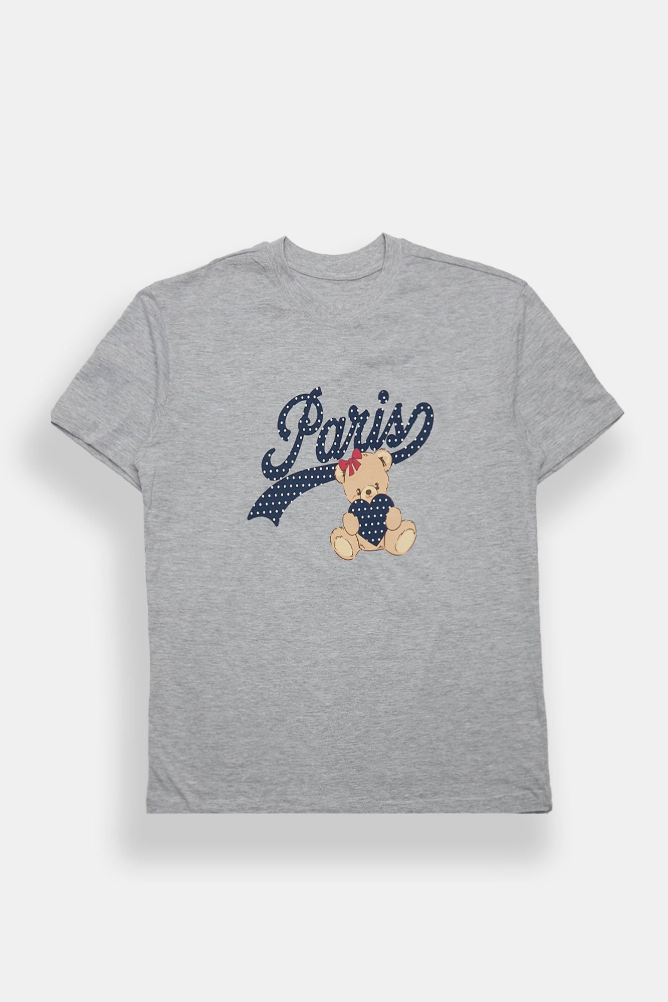 Paris Teddy Bear 92 Graphic Boyfriend Tee