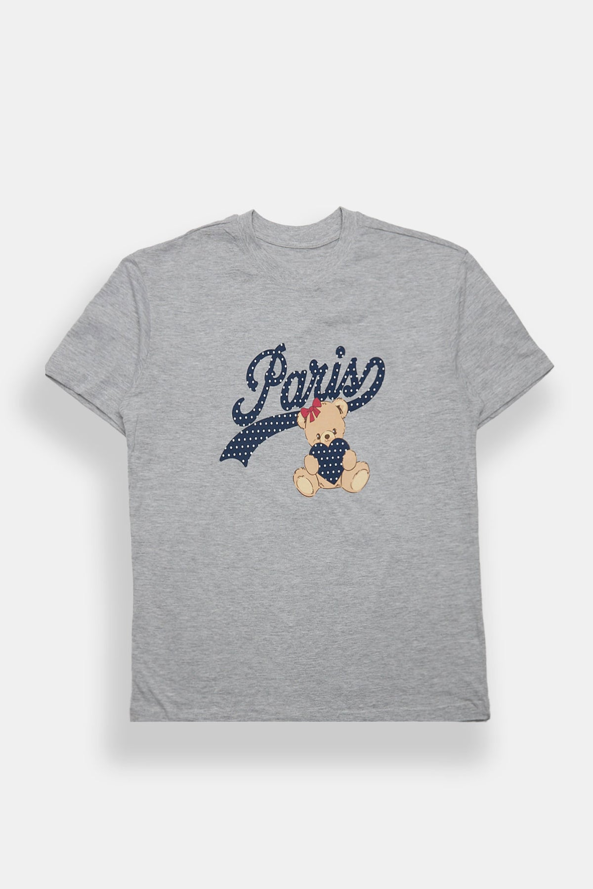 Paris Teddy Bear 92 Graphic Boyfriend Tee