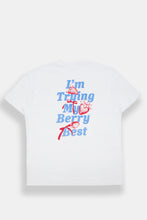 I'm Trying My Berry Best Graphic Super Soft Boyfriend Tee thumbnail 1