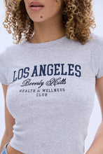 Los Angeles Graphic Crew Neck Ribbed Baby Tee thumbnail 3