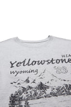 T-shirt décontracté imprimé graphique Yellowstone thumbnail 2