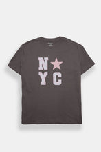 T-shirt coupe garçonne imprimé NYC thumbnail 1