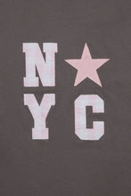 T-shirt coupe garçonne imprimé NYC thumbnail 2