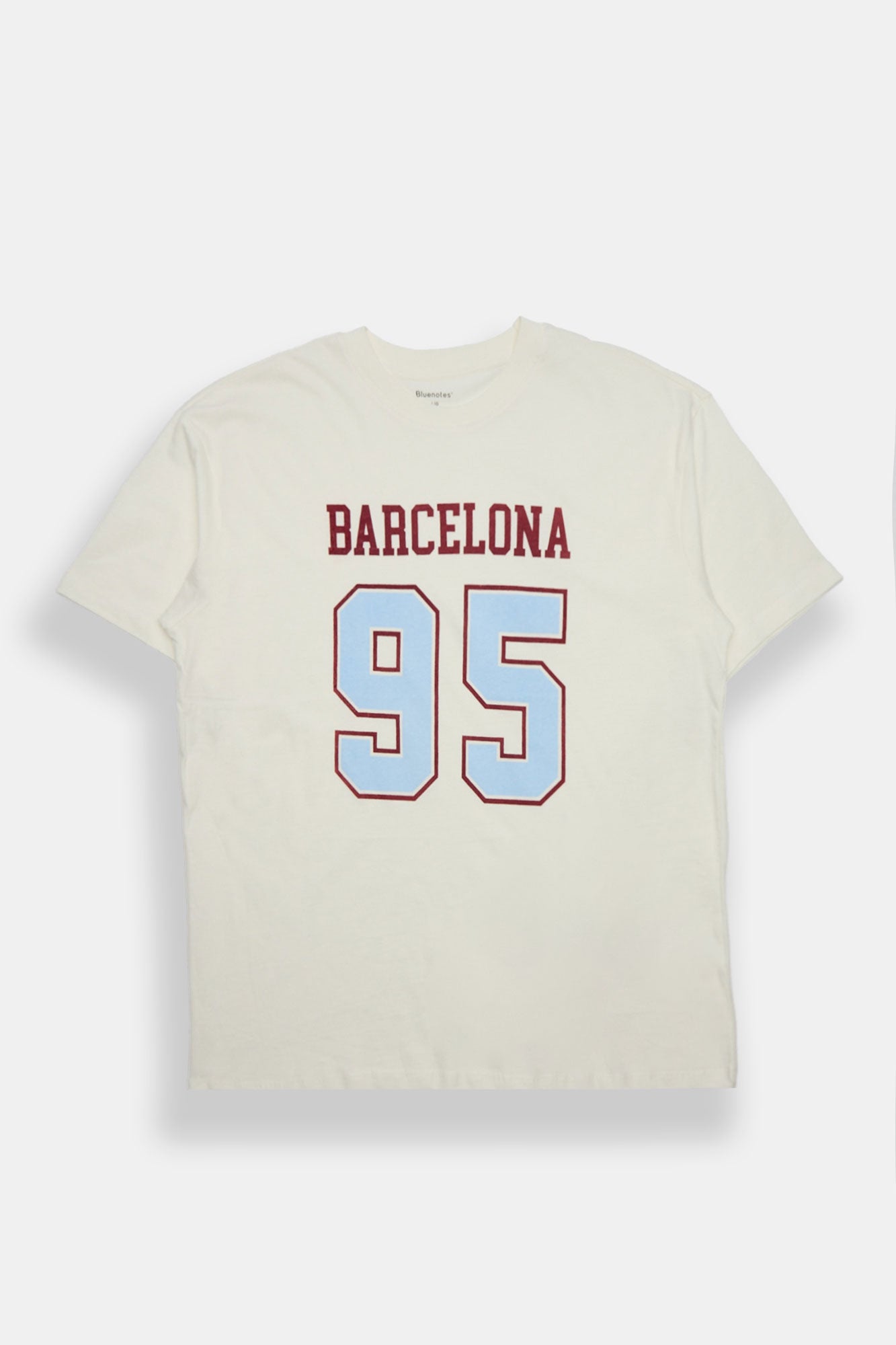 T-shirt coupe garçonne imprimé Barcelona