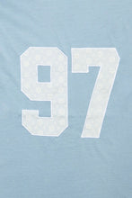 98 Lace Applique Graphic Acid Wash Boyfriend Tee thumbnail 2