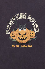 Pumpkin Spice And All Things Nice Graphic Acid Wash Boyfriend Tee thumbnail 2