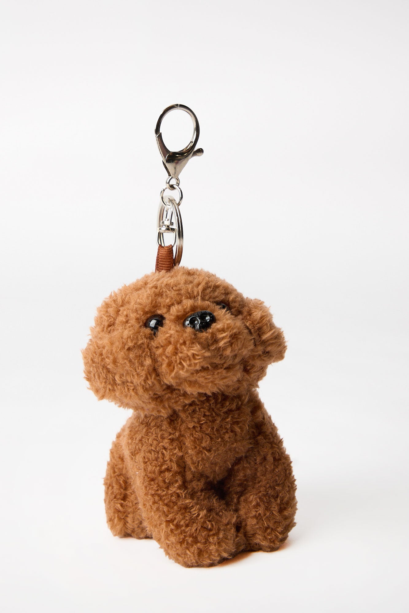 Porte-clés pelucheux à thème caniche