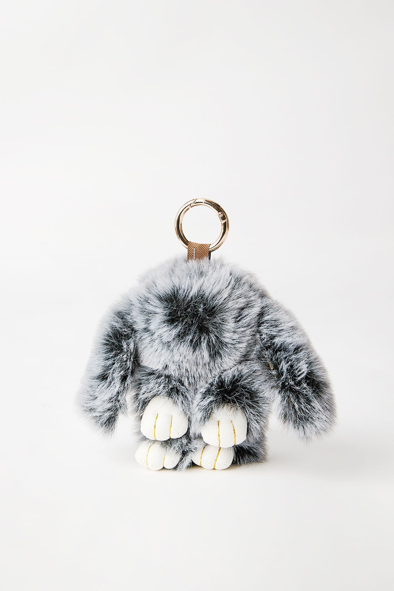 Porte-clés pelucheux à thème lapin