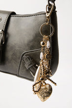 Heart & Bow Metal Keychain Bag Charm thumbnail 1