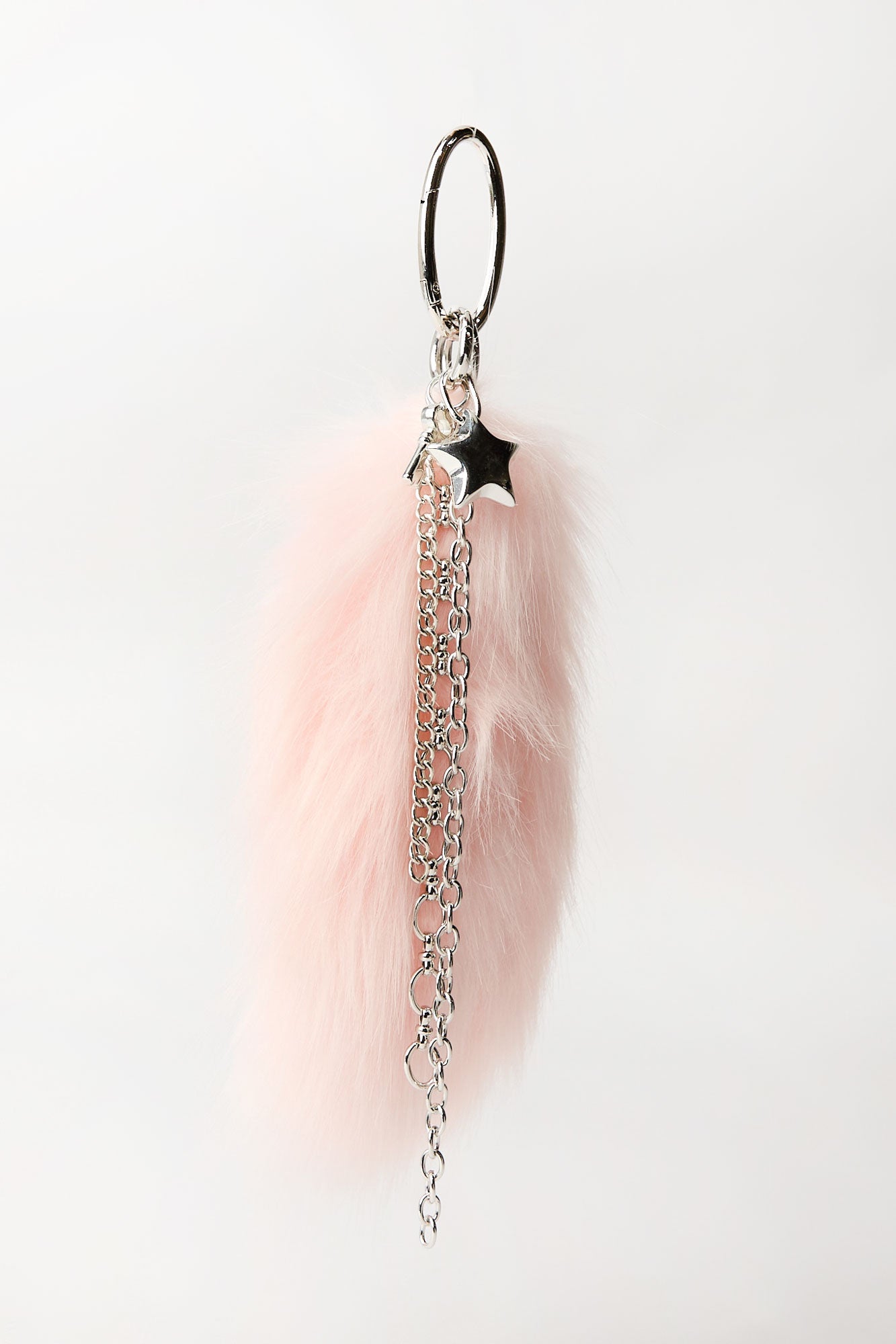 Fluffy Faux Fur Tail Keychain