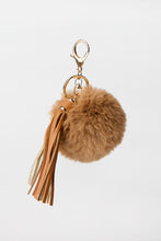 Faux-Fur Pompom & Tassel Keychain thumbnail 4