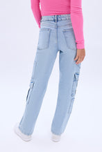 High Rise Cargo Baggy Straight Jean thumbnail 6