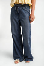 Low-Rise Ultra Wide Leg Drawstring Jeans thumbnail 1